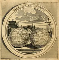 An illustration from Meteorologia philosophico-politica : in duodecim dissertationes per quaestiones meteorologicas & conclusiones politicas divisa, appositisque symbolis illustrata ... (1698)