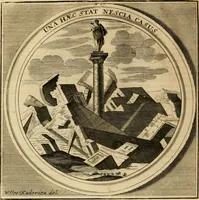 Picture 72 of 90 from Meteorologia philosophico-politica : in duodecim dissertationes per quaestiones meteorologicas & conclusiones politicas divisa, appositisque symbolis illustrata ... (1698), leaf 241