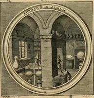 An illustration from Meteorologia philosophico-politica : in duodecim dissertationes per quaestiones meteorologicas & conclusiones politicas divisa, appositisque symbolis illustrata ... (1698)