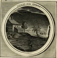 Picture 11 of 90 from Meteorologia philosophico-politica : in duodecim dissertationes per quaestiones meteorologicas & conclusiones politicas divisa, appositisque symbolis illustrata ... (1698), leaf 37
