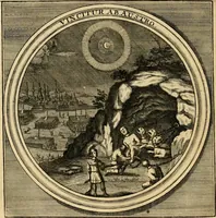 An illustration from Meteorologia philosophico-politica : in duodecim dissertationes per quaestiones meteorologicas & conclusiones politicas divisa, appositisque symbolis illustrata ... (1698)