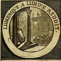 Picture 26 of 101 from Philothei [pseud.] Christliche sinne-bilder auss dem lateinischen ins teutsch gecracht (1679), leaf 134
