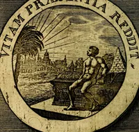 Picture 42 of 101 from Philothei [pseud.] Christliche sinne-bilder auss dem lateinischen ins teutsch gecracht (1679), leaf 201
