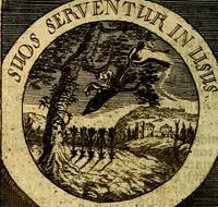Picture 87 of 101 from Philothei [pseud.] Christliche sinne-bilder auss dem lateinischen ins teutsch gecracht (1679), leaf 413