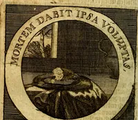 Picture 89 of 101 from Philothei [pseud.] Christliche sinne-bilder auss dem lateinischen ins teutsch gecracht (1679), leaf 427