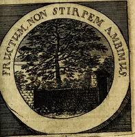 An illustration from Philothei [pseud.] Christliche sinne-bilder auss dem lateinischen ins teutsch gecracht (1679)