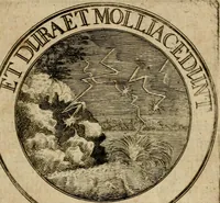 An illustration from Philothei Symbola christiana : quibus idea hominis christiani exprimitur (1682)