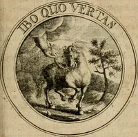 An illustration from Philothei Symbola christiana : quibus idea hominis christiani exprimitur (1682)