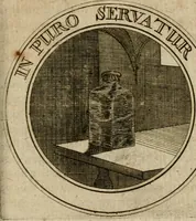 An illustration from Philothei Symbola christiana : quibus idea hominis christiani exprimitur (1682)