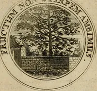 An illustration from Philothei Symbola christiana : quibus idea hominis christiani exprimitur (1682)