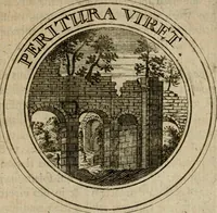 An illustration from Philothei Symbola christiana : quibus idea hominis christiani exprimitur (1682)
