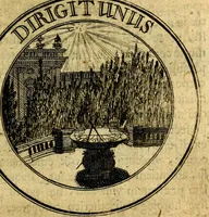 An illustration from Philothei Symbola christiana : quibus idea hominis christiani exprimitur (1682)