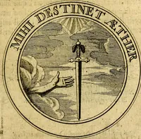 An illustration from Philothei Symbola christiana : quibus idea hominis christiani exprimitur (1682)