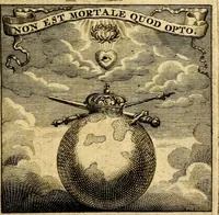 An illustration from Philothei Symbola christiana : quibus idea hominis christiani exprimitur (1682)