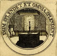 An illustration from Philothei Symbola christiana : quibus idea hominis christiani exprimitur (1682)