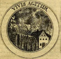 An illustration from Philothei Symbola christiana : quibus idea hominis christiani exprimitur (1682)