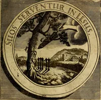 An illustration from Philothei symbola christiana : quibus idea hominis christiani exprimitur (1677)
