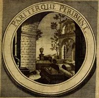 An illustration from Philothei symbola christiana : quibus idea hominis christiani exprimitur (1677)