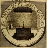 An illustration from Philothei symbola christiana : quibus idea hominis christiani exprimitur (1677)