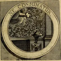 An illustration from Philothei symbola christiana : quibus idea hominis christiani exprimitur (1677)