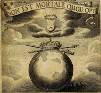 An illustration from Philothei symbola christiana : quibus idea hominis christiani exprimitur (1677)