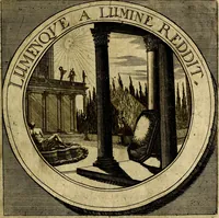 An illustration from Philothei symbola christiana : quibus idea hominis christiani exprimitur (1677)