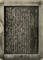 An illustration from Photographic copies of written messages from the spirit world : more than one hundred written communications from those who dwell in spirit life, including messages from Henry Ward Beecher ... and many others : with commentaries concerning conditions which obtain in spirit life based upon facts gathered from these messages and from many other sources (1918)