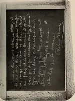 An illustration from Photographic copies of written messages from the spirit world : more than one hundred written communications from those who dwell in spirit life, including messages from Henry Ward Beecher ... and many others : with commentaries concerning conditions which obtain in spirit life based upon facts gathered from these messages and from many other sources (1918)