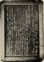 An illustration from Photographic copies of written messages from the spirit world : more than one hundred written communications from those who dwell in spirit life, including messages from Henry Ward Beecher ... and many others : with commentaries concerning conditions which obtain in spirit life based upon facts gathered from these messages and from many other sources (1918)