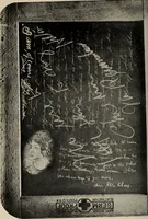 An illustration from Photographic copies of written messages from the spirit world : more than one hundred written communications from those who dwell in spirit life, including messages from Henry Ward Beecher ... and many others : with commentaries concerning conditions which obtain in spirit life based upon facts gathered from these messages and from many other sources (1918)