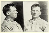 An illustration from Photographs, descriptions and records of persons charged with violation of the postal laws (1916)