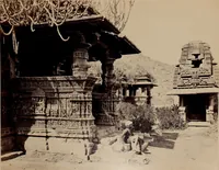An illustration from Photographs of architecture and scenery in Gujarat and Rajputana (1874)