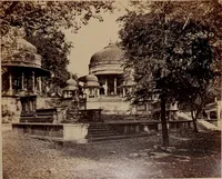 An illustration from Photographs of architecture and scenery in Gujarat and Rajputana (1874)