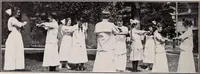 An illustration from Physical education complete for schools and playgrounds (1915)