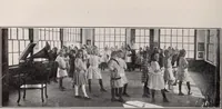 An illustration from Physical education complete for schools and playgrounds (1915)