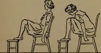 An illustration from Physical health and recreation for girls; a handbook for girls and volunteer leaders (1920)