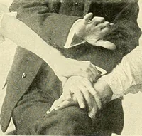 An illustration from The physical phenomena of spiritualism, fraudulent and genuine : being a brief account of the most important historical phenomena, a criticism of their evidential value, and a complete exposition of the methods employed in fraudulently reproducing the same (1907)
