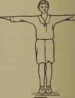 An illustration from Physical training for the elementary schools, gymnastics, games, and rhythmic plays (1917)