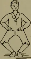 An illustration from Physical training for the elementary schools, gymnastics, games, and rhythmic plays (1917)