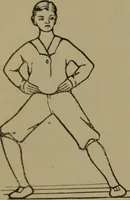 An illustration from Physical training for the elementary schools, gymnastics, games, and rhythmic plays (1917)