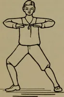 An illustration from Physical training for the elementary schools, gymnastics, games, and rhythmic plays (1917)