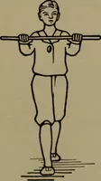 An illustration from Physical training for the elementary schools, gymnastics, games, and rhythmic plays (1917)