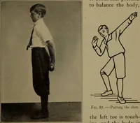 An illustration from Physical training for the elementary schools, gymnastics, games, and rhythmic plays (1917)