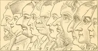 An illustration from Physiognomy illustrated ; or, Nature's revelations of character : a description of the mental, moral, and volitive dispositions of mankind, as manifested in the human form and countenance (1891)
