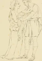 Picture 13 of 52 from Physiognomical sketches by Lavater (1802), leaf 30