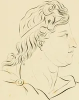An illustration from Physiognomical sketches by Lavater (1802)