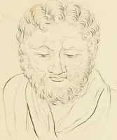 An illustration from Physiognomical sketches by Lavater (1802)