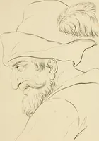 Picture 27 of 52 from Physiognomical sketches by Lavater (1802), leaf 60