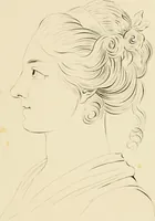 Picture 33 of 52 from Physiognomical sketches by Lavater (1802), leaf 72