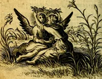 An illustration from Pia desideria authore Hermanno Hugone (1628)